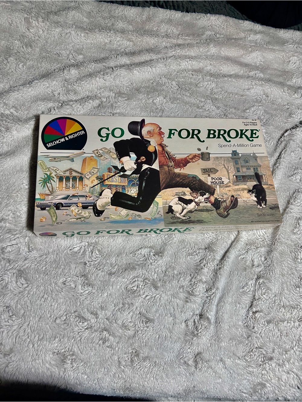Go For Broke”Spend A Million” Game -Selchow & Righter-1985-Vintage